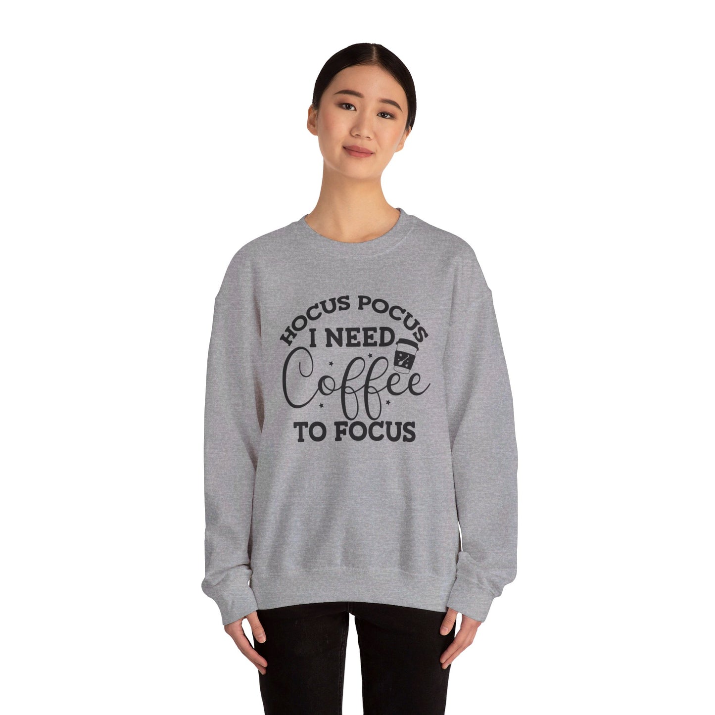 Hocus Pocus I Need Coffee To Focus Unisex Sweatshirt