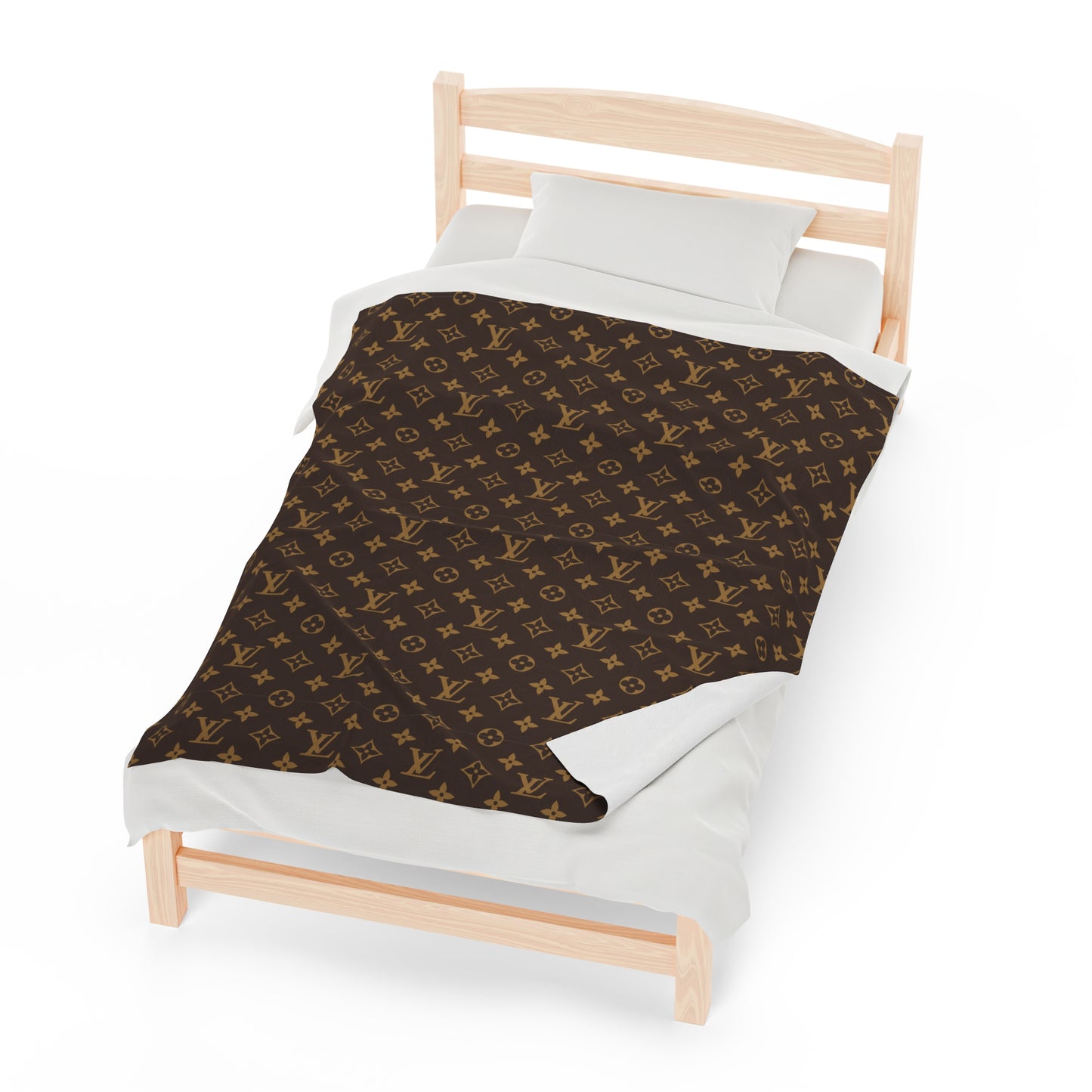 LV Velveteen Plush Blanket