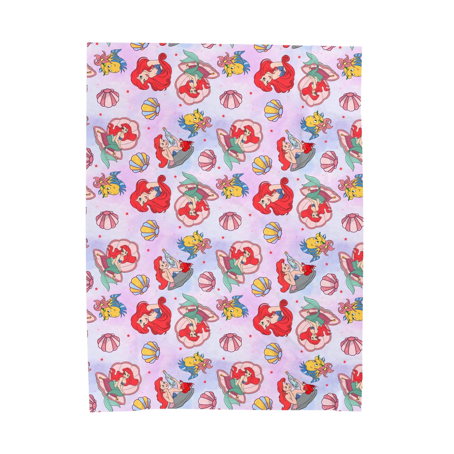 The Little Mermaid Velveteen Plush Blanket