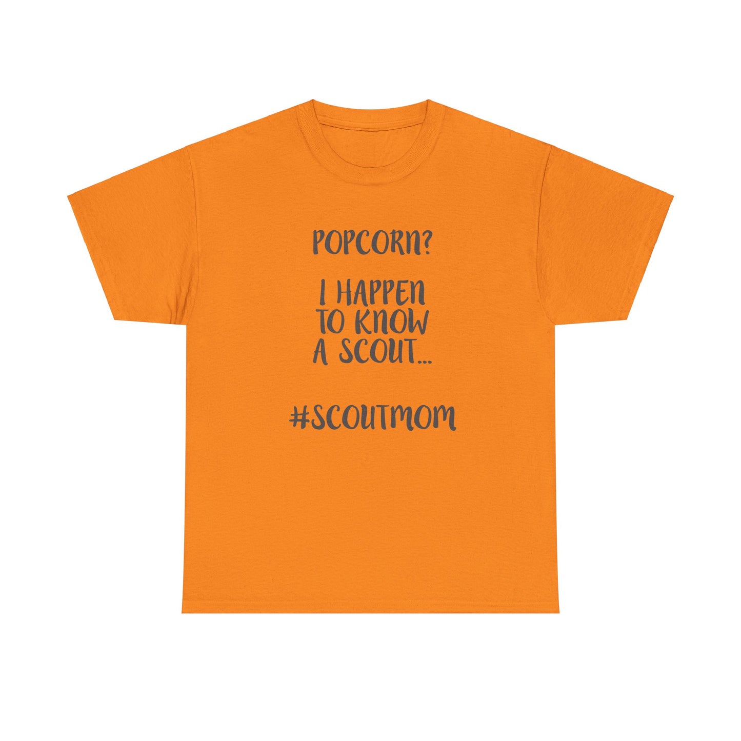 Popcorn Scout mom Unisex Adult tshirt