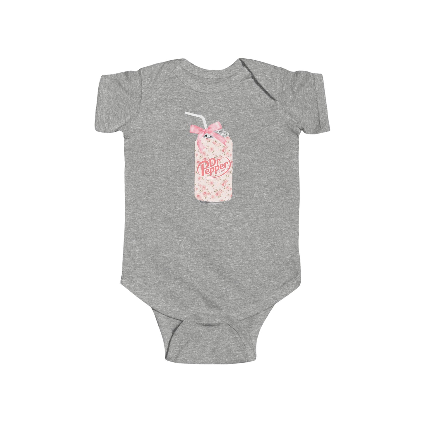 Dr Pepper baby onesie