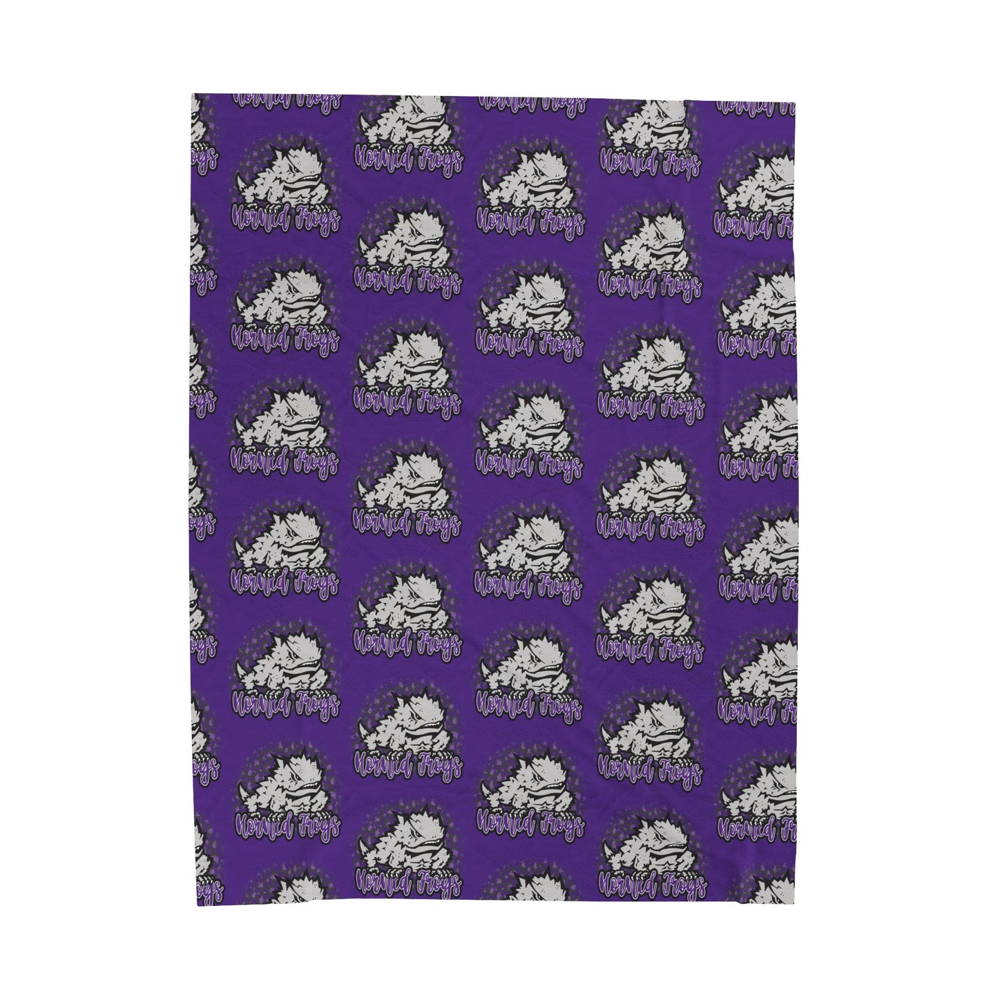 Texas Christian University TCU Velveteen Plush Blanket