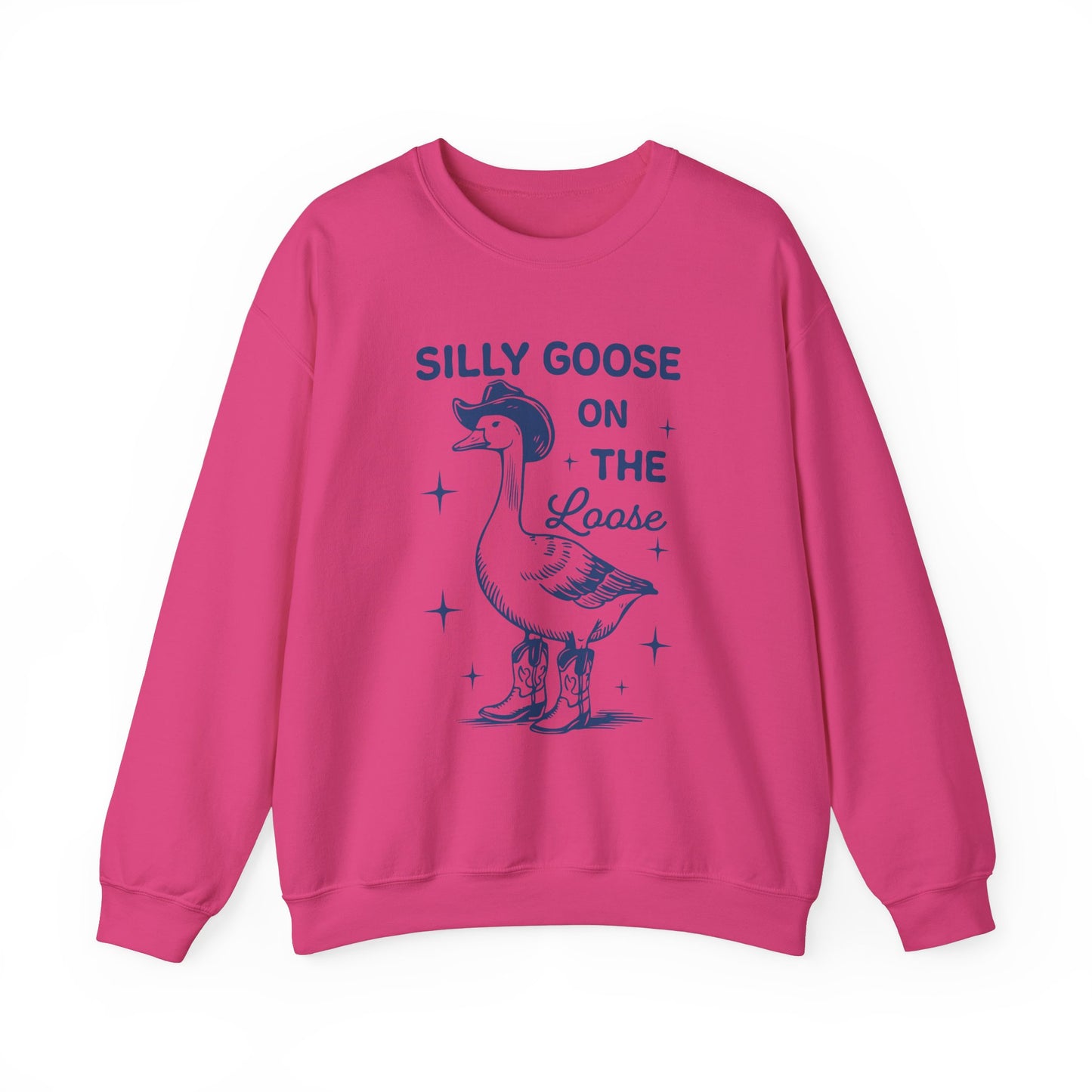 SIlly Goose On The Loose unisex adult sweatshirt