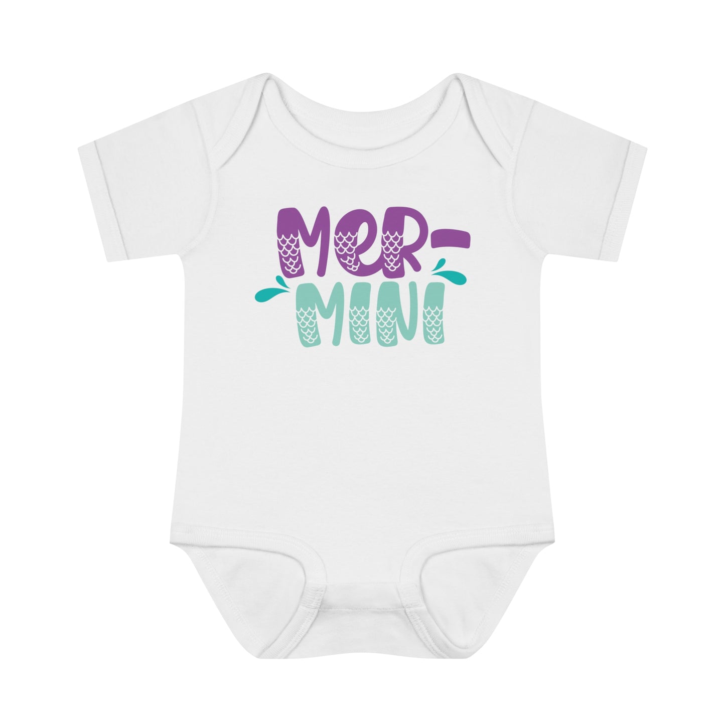 mer mini mermaid baby onesie