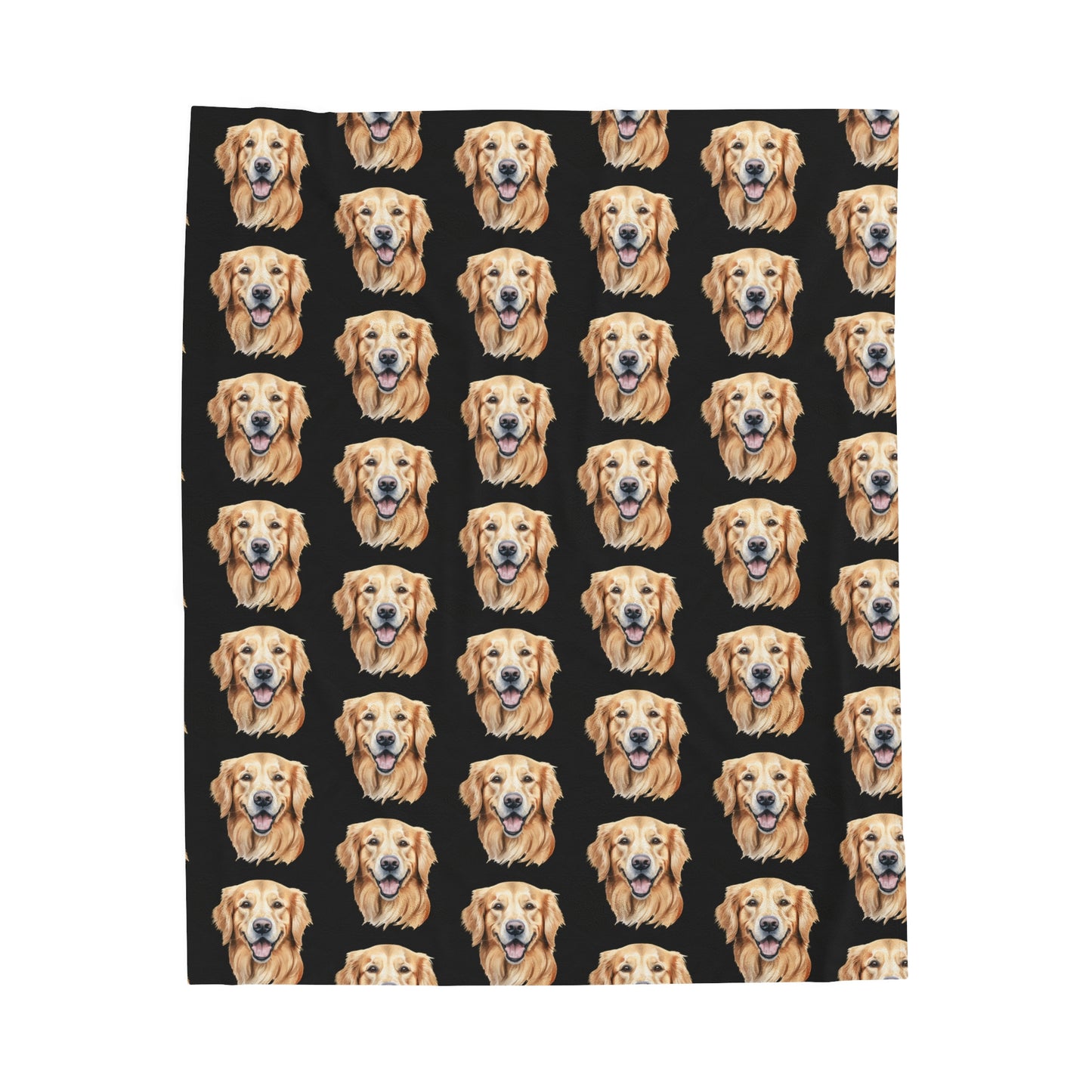 Golden Retriever Velveteen Plush Blanket