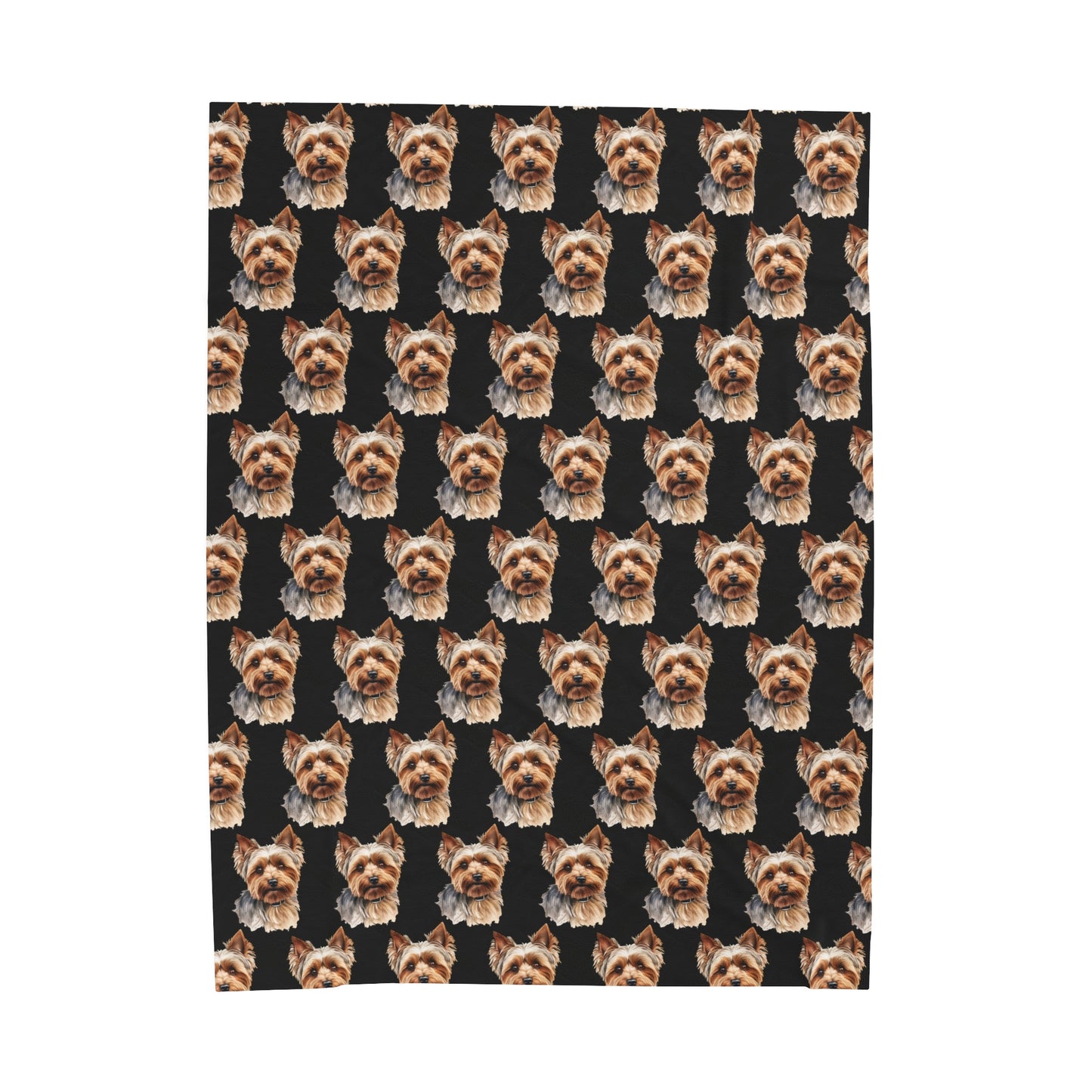 Yorkshire Terrier Yorkie Velveteen Plush Blanket