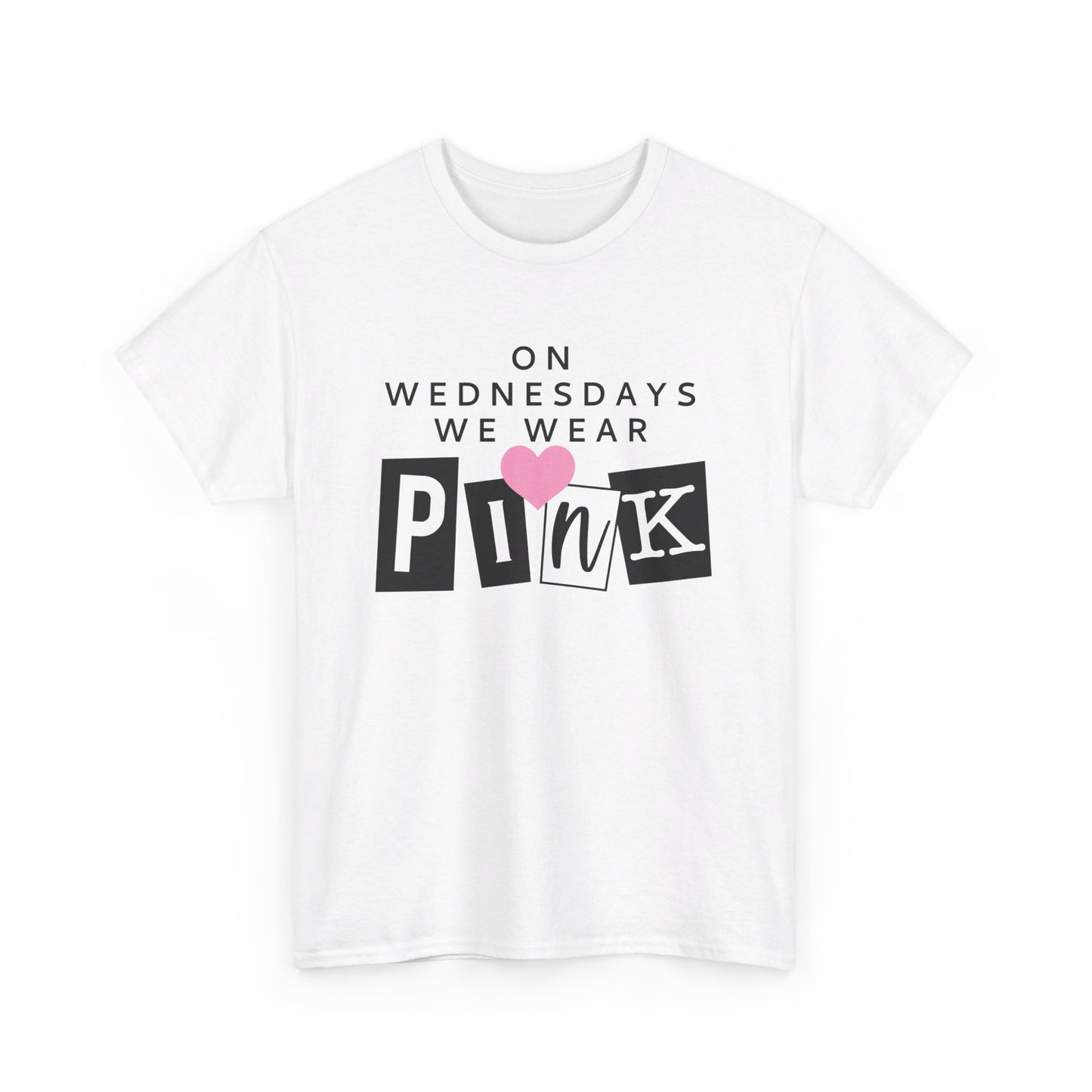 On Wednesdays we wear pink mean girls adult unisex tshirt