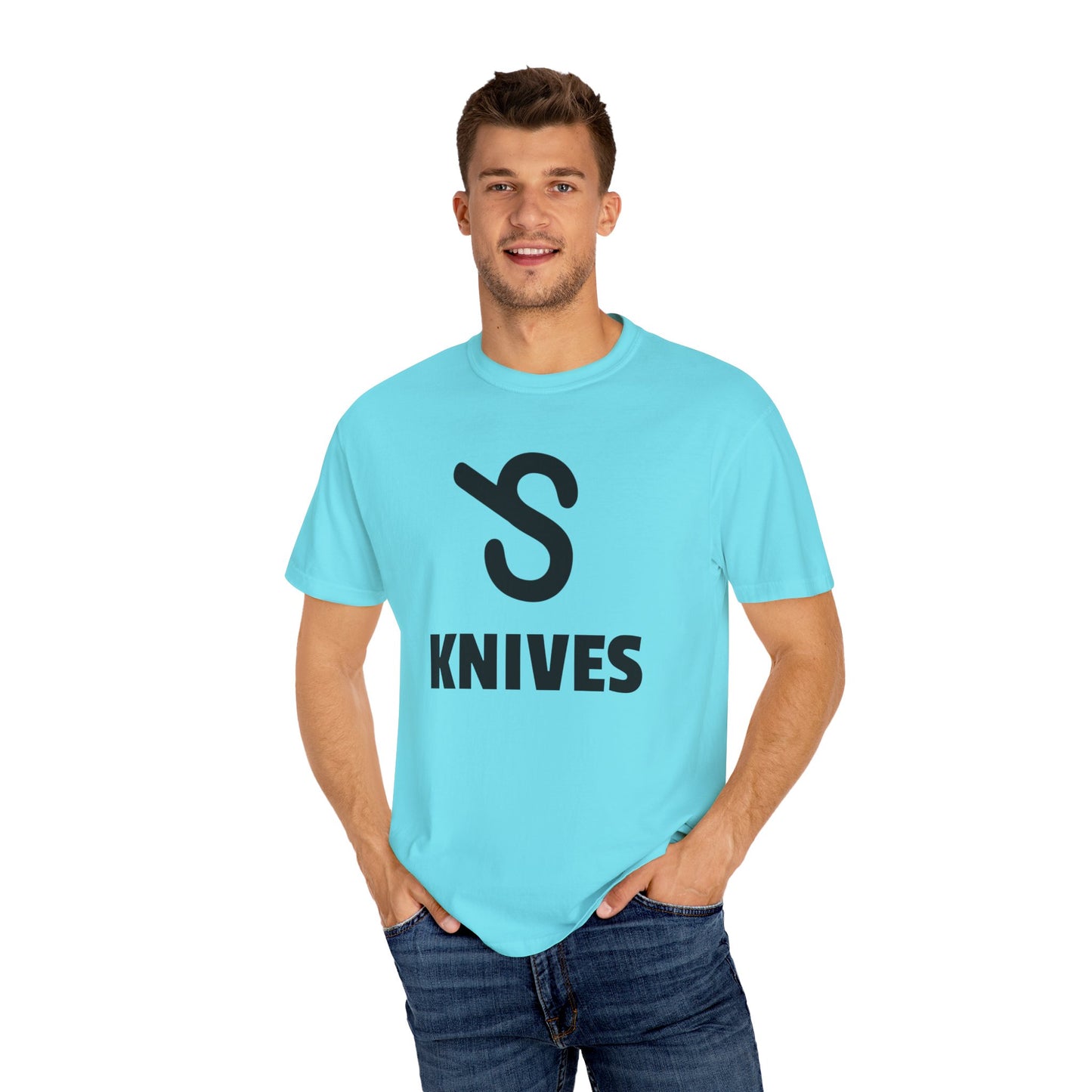 Jacob Simpson Knives Adult Unisex tshirt