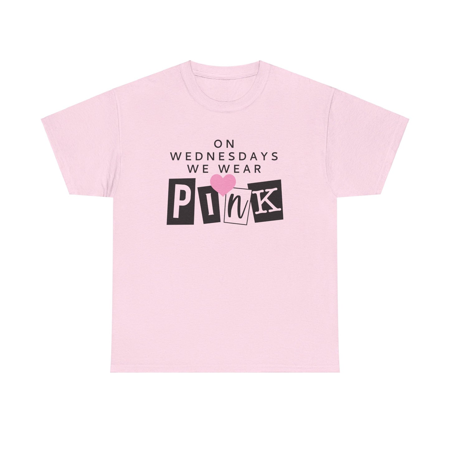 On Wednesdays we wear pink mean girls adult unisex tshirt