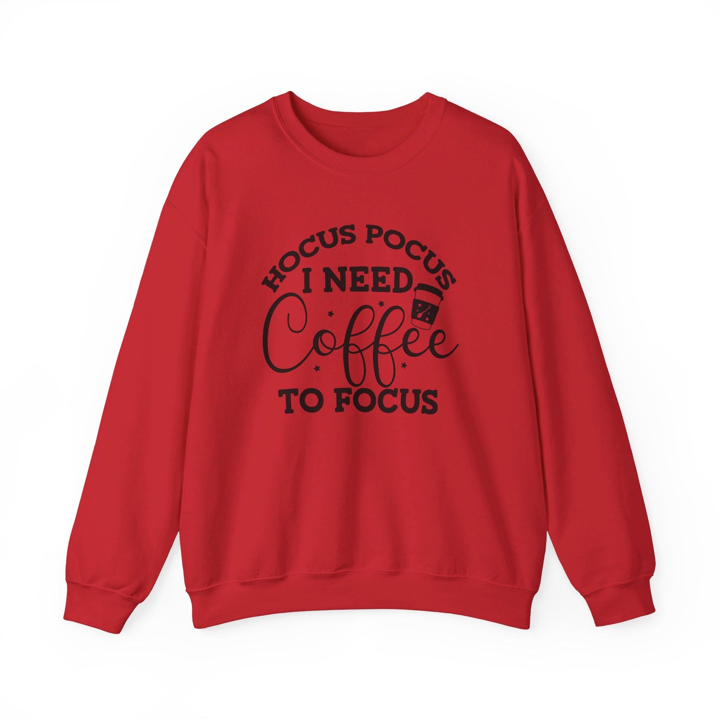 Hocus Pocus I Need Coffee To Focus Unisex Sweatshirt