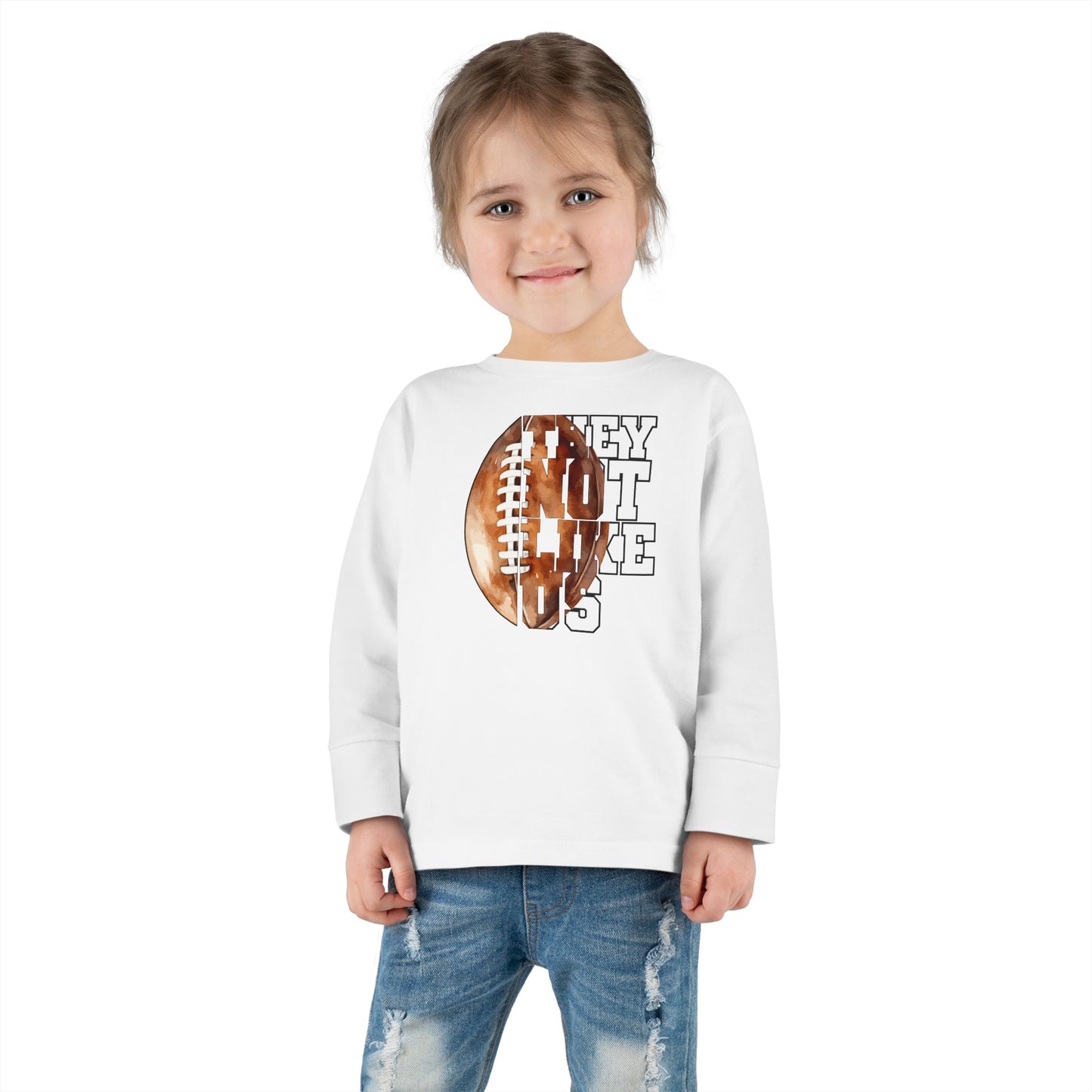 Football They Not Like Us Toddler Long tshirt