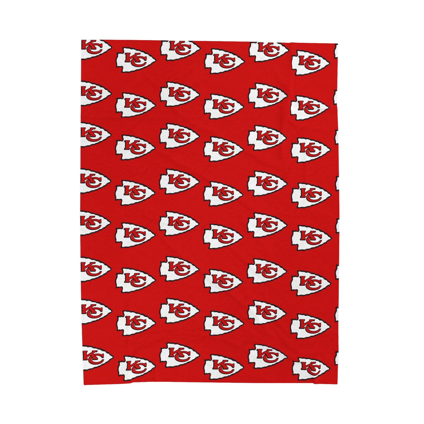 Kansas City Chiefs Velveteen Plush Blanket