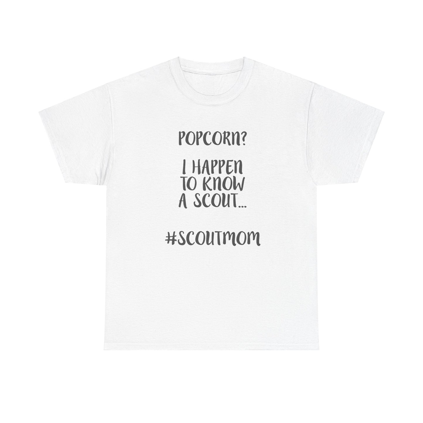 Popcorn Scout mom Unisex Adult tshirt