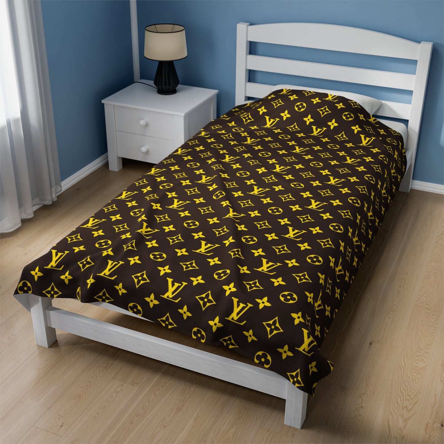 LV Velveteen Plush Blanket