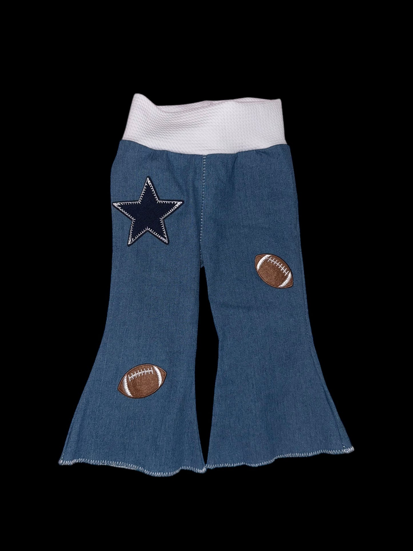 6-9 cowboys flare pants