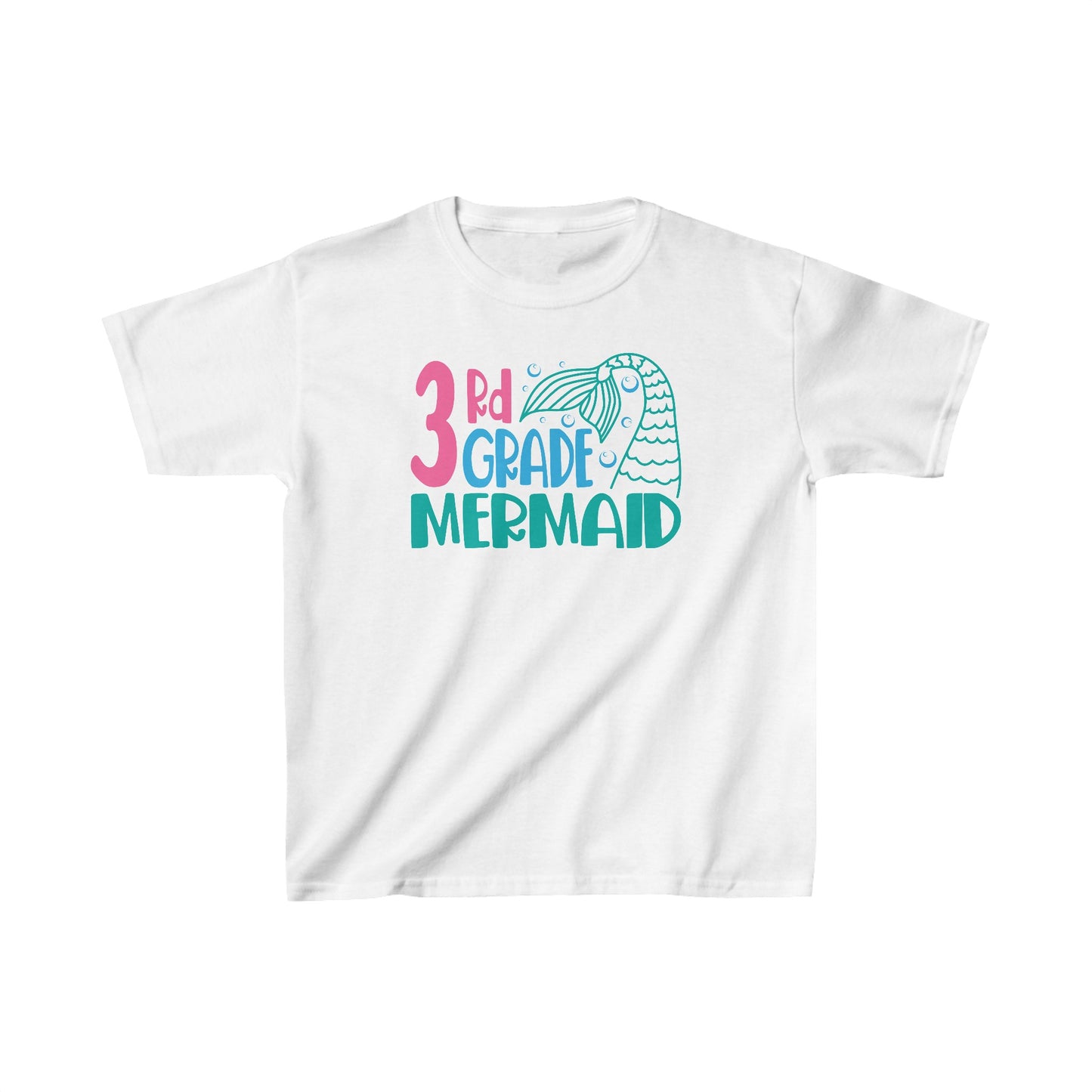 Third grade mermaid kids tshirt