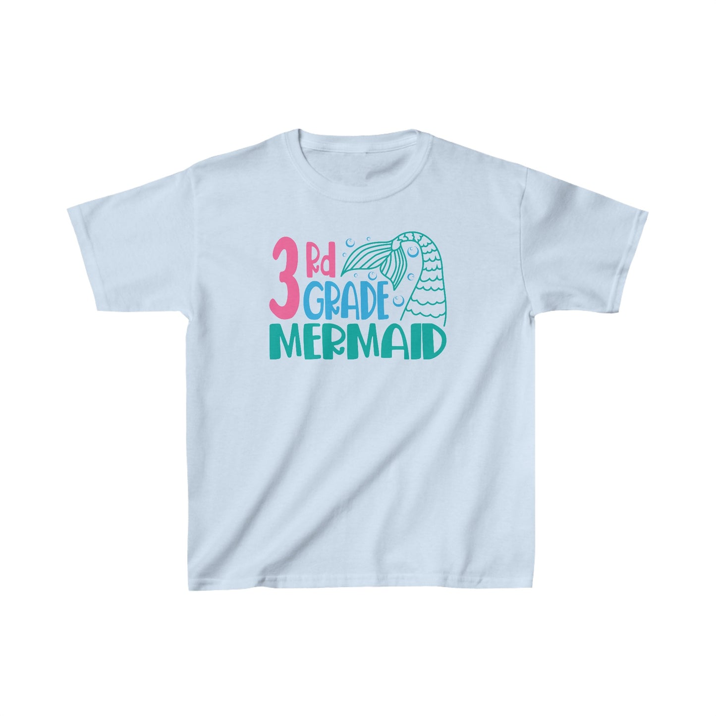 Third grade mermaid kids tshirt