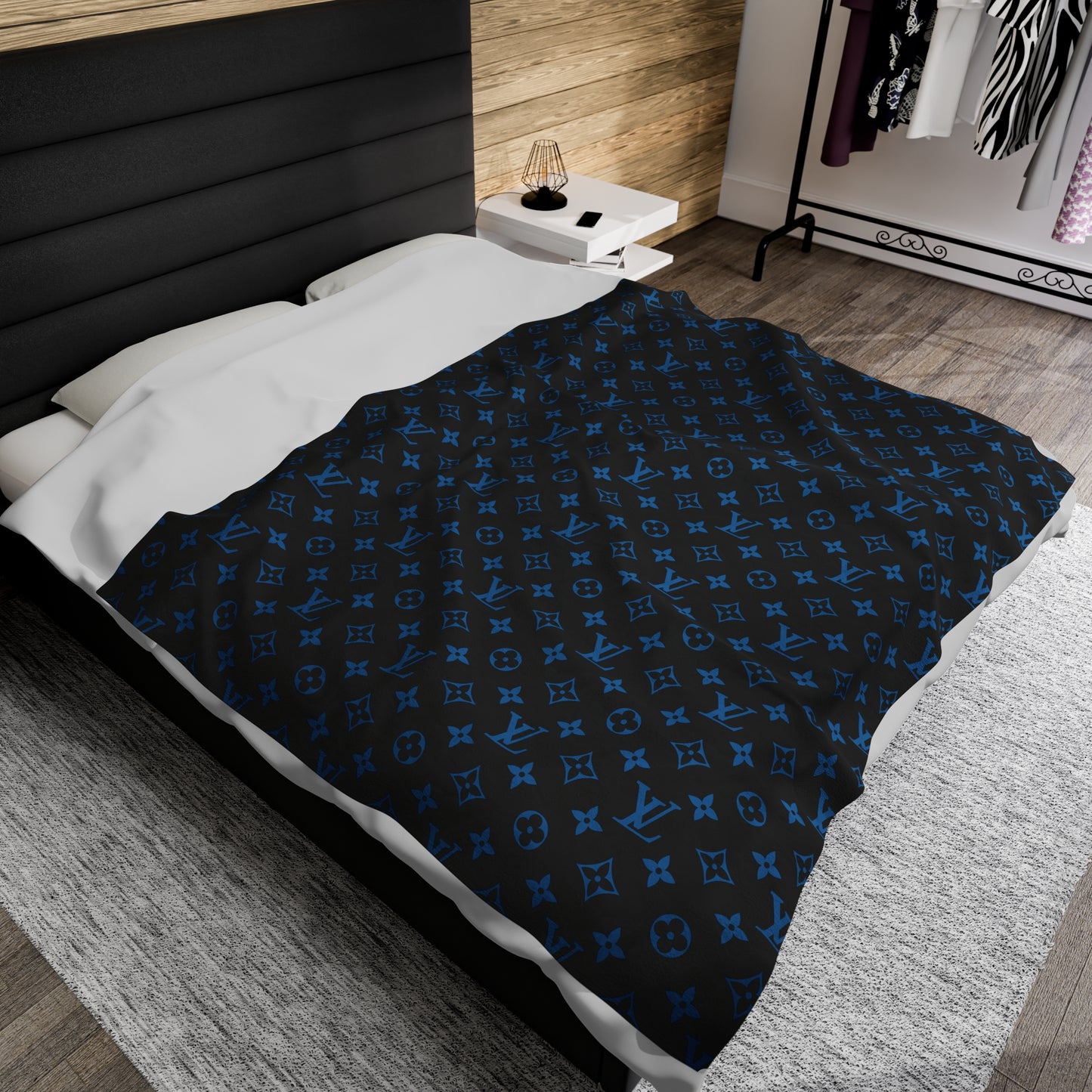 LV Velveteen Plush Blanket