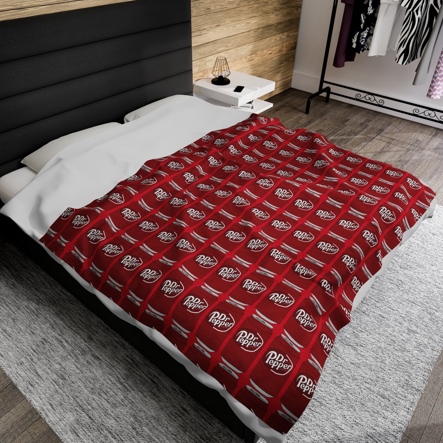 Dr. Pepper Velveteen Plush Blanket