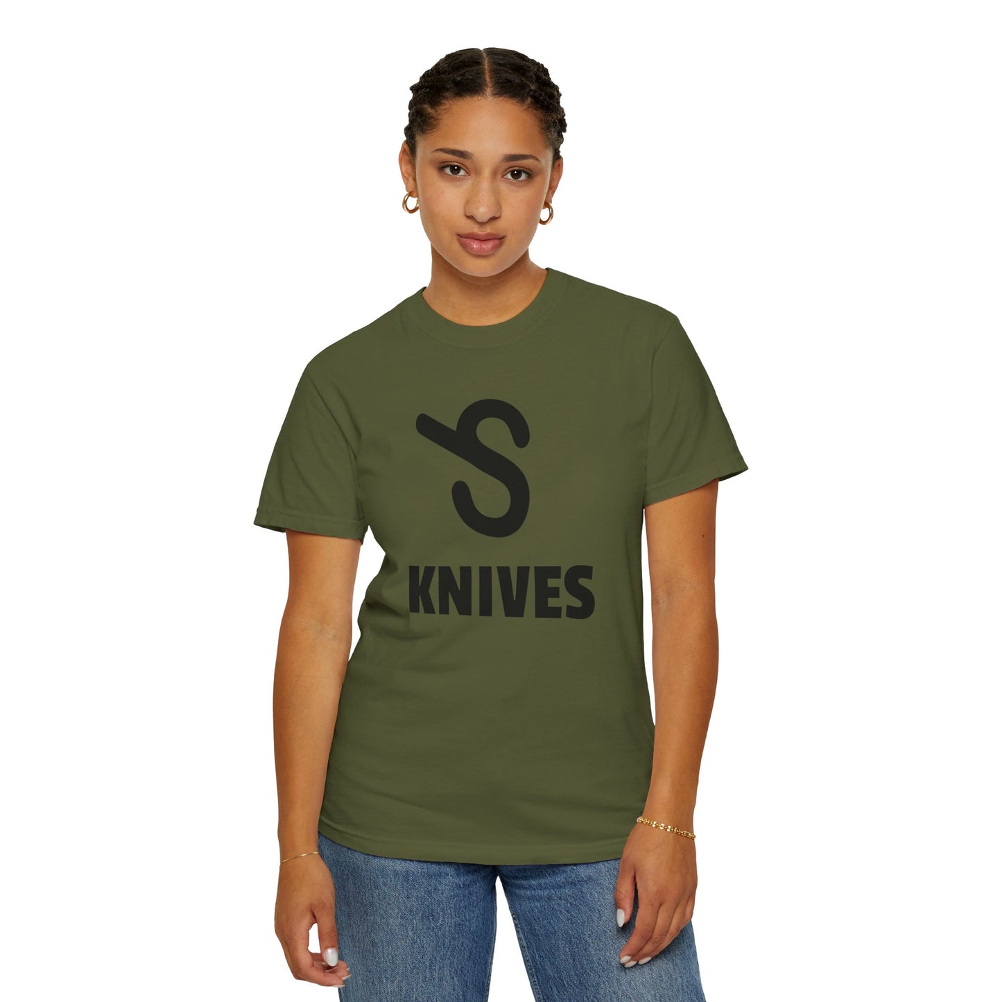 Jacob Simpson Knives Adult Unisex tshirt