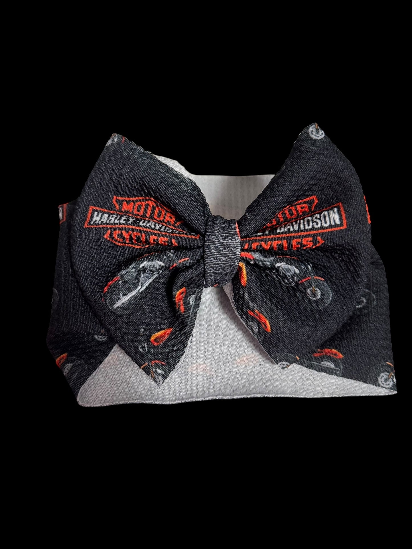 Harley headwrap bow