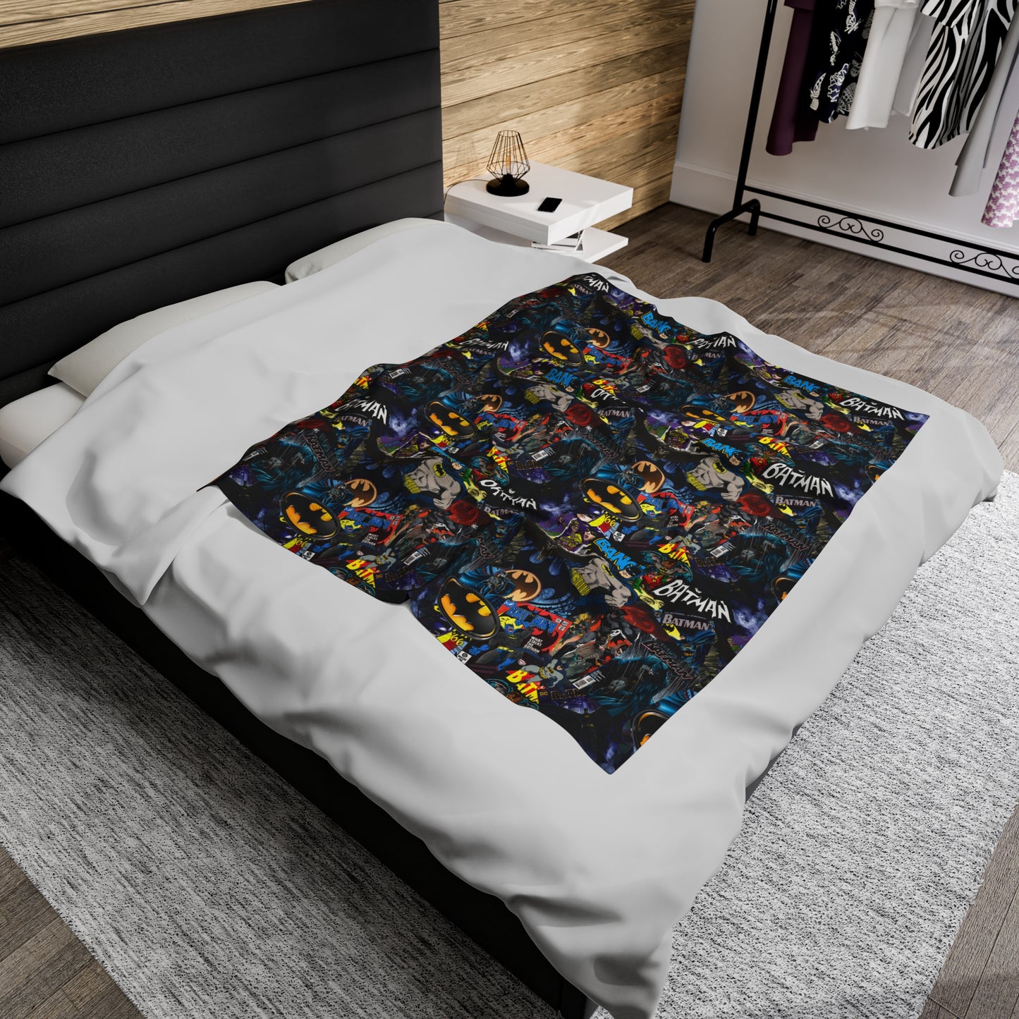 Batman Velveteen Plush Blanket