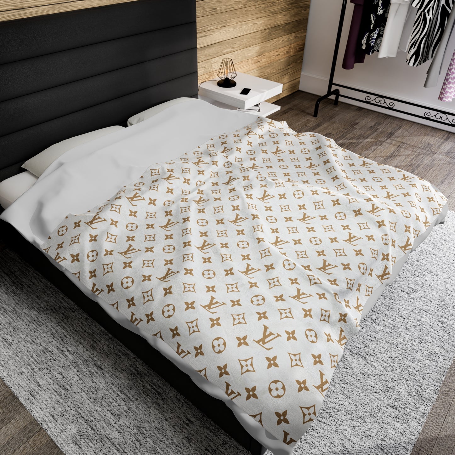 LV Velveteen Plush Blanket