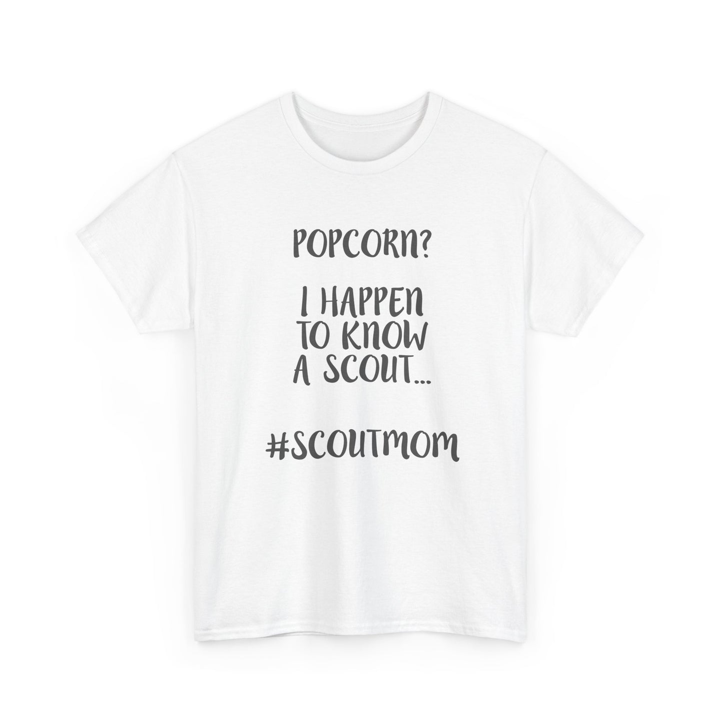 Popcorn Scout mom Unisex Adult tshirt