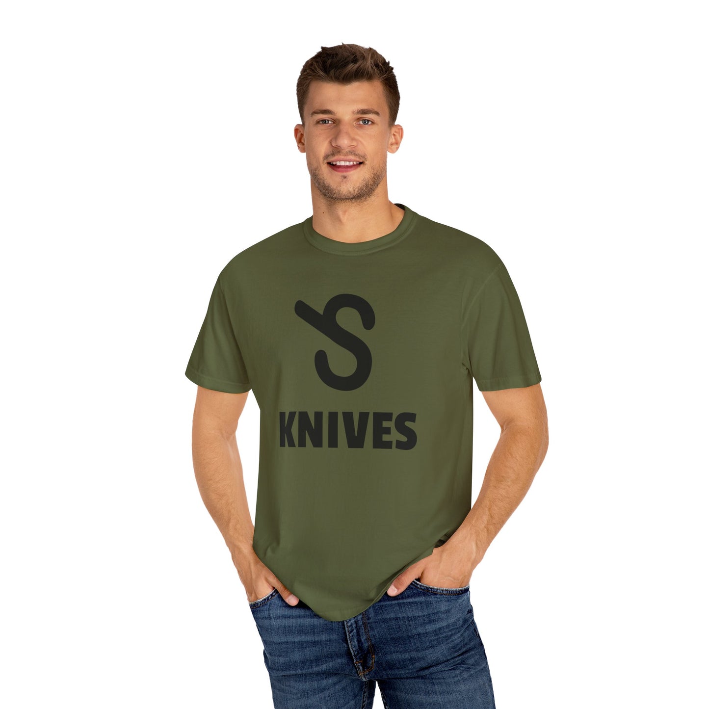 Jacob Simpson Knives Adult Unisex tshirt