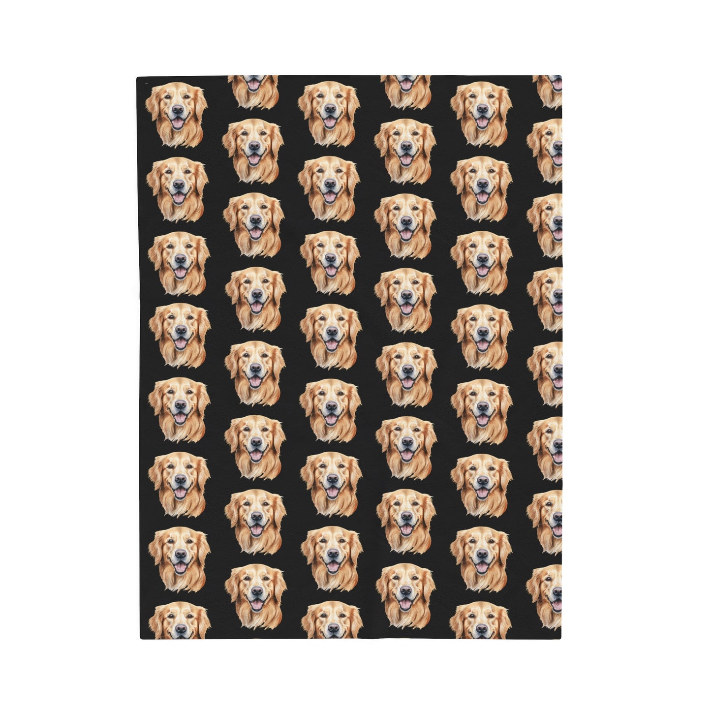 Golden Retriever Velveteen Plush Blanket