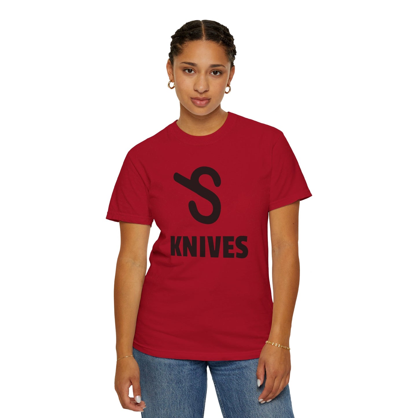 Jacob Simpson Knives Adult Unisex tshirt