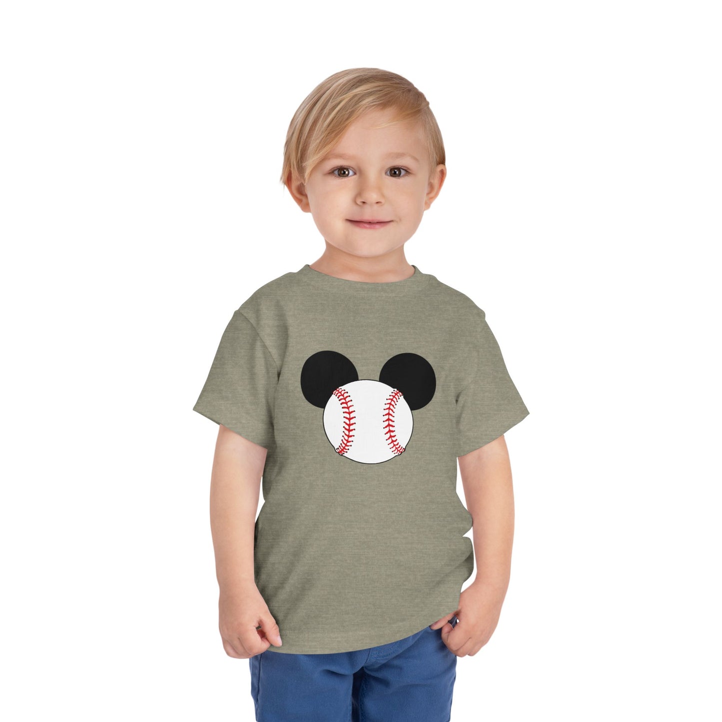 Toddler baseball short sleeve tshirt