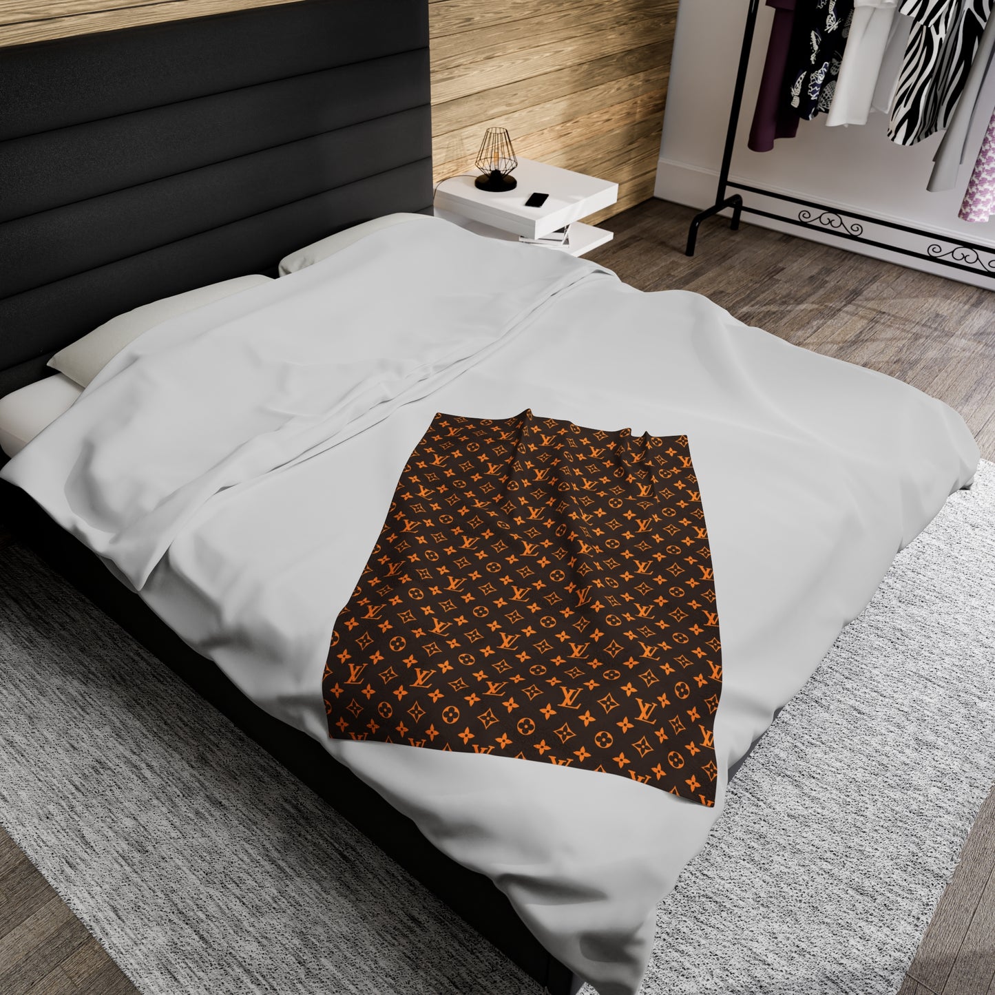 LV Velveteen Plush Blanket