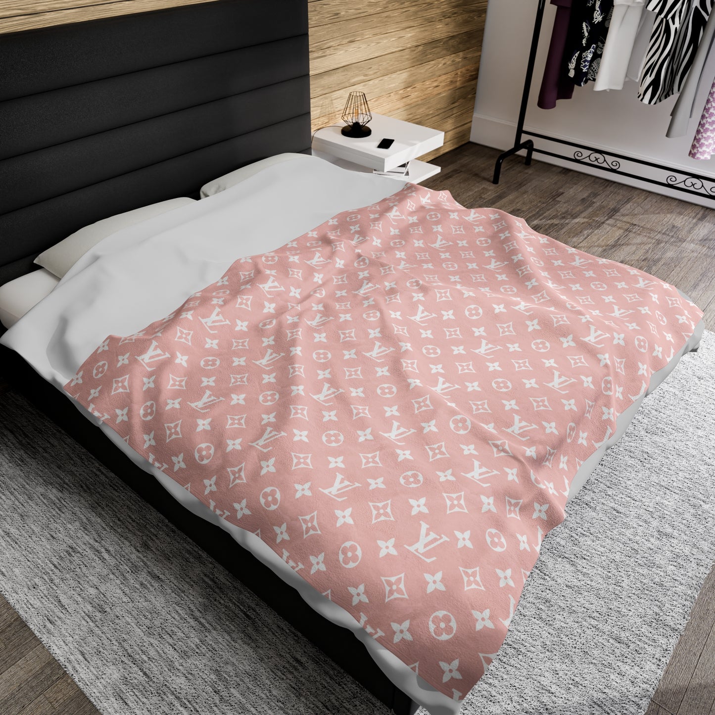 LV Velveteen Plush Blanket