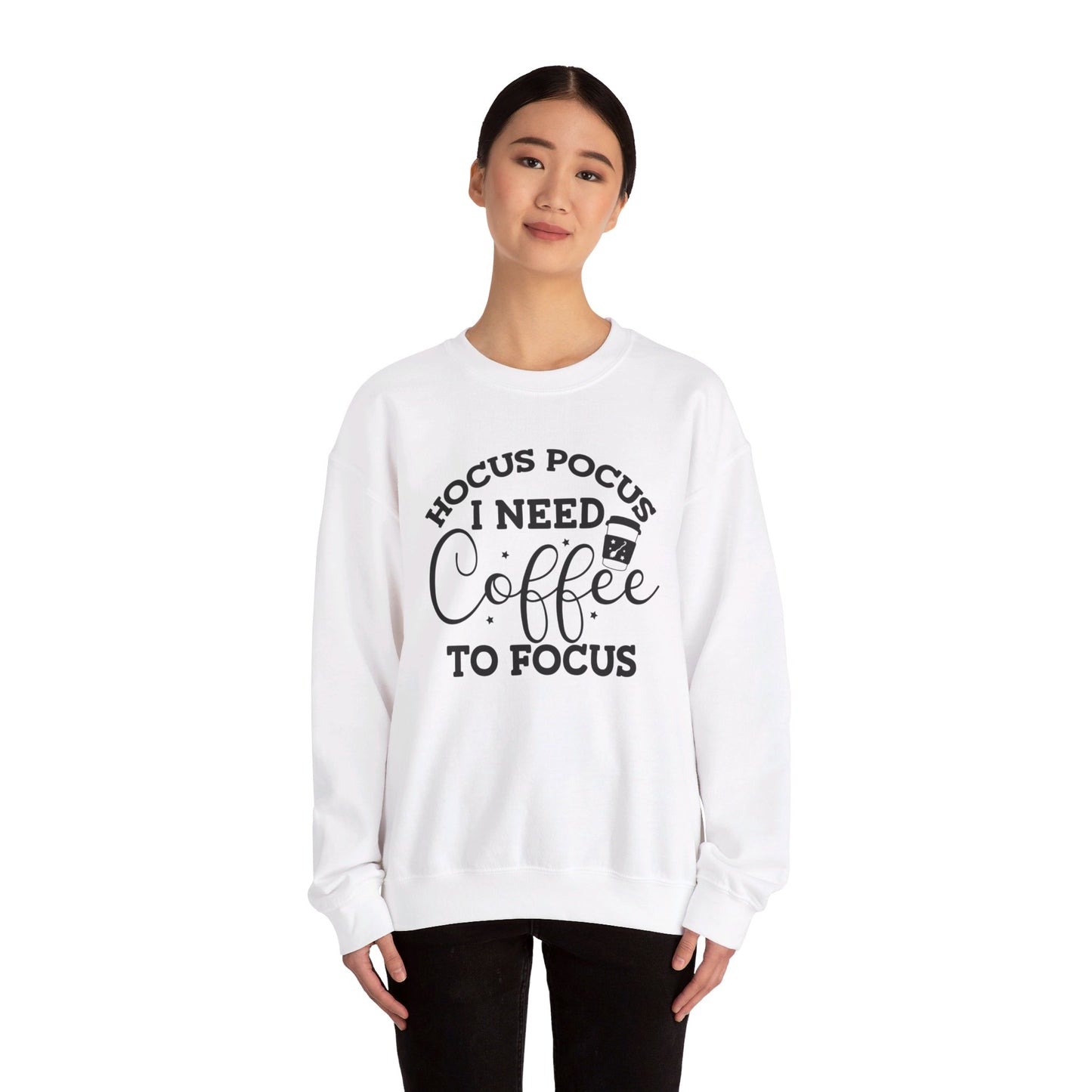 Hocus Pocus I Need Coffee To Focus adult unisex Sweatshirt