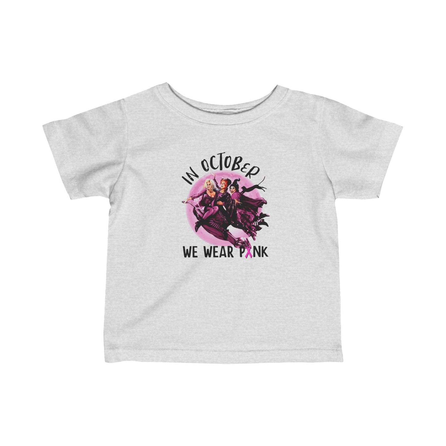 Infant hocus hocus breast cancer October tshirt