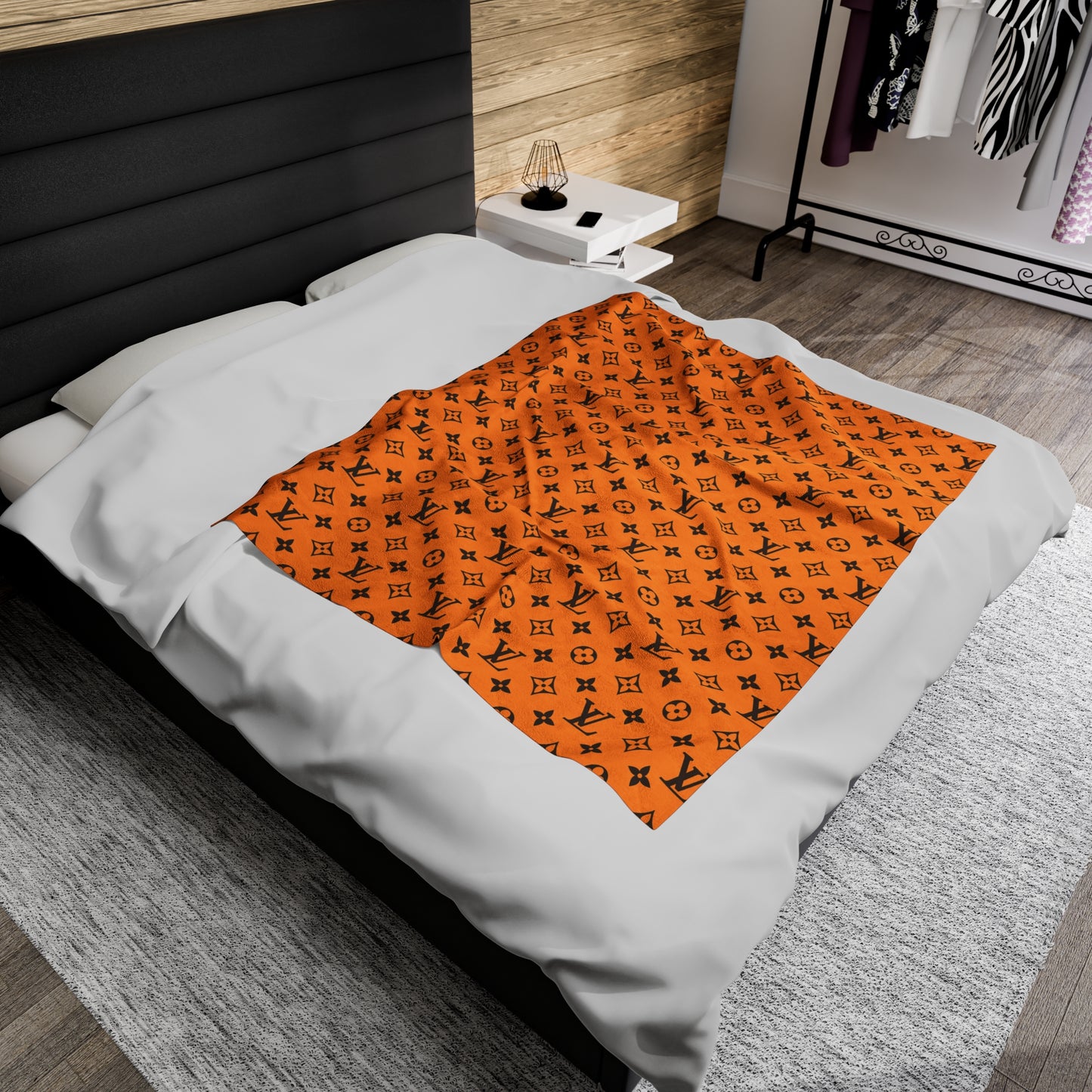 LV Velveteen Plush Blanket