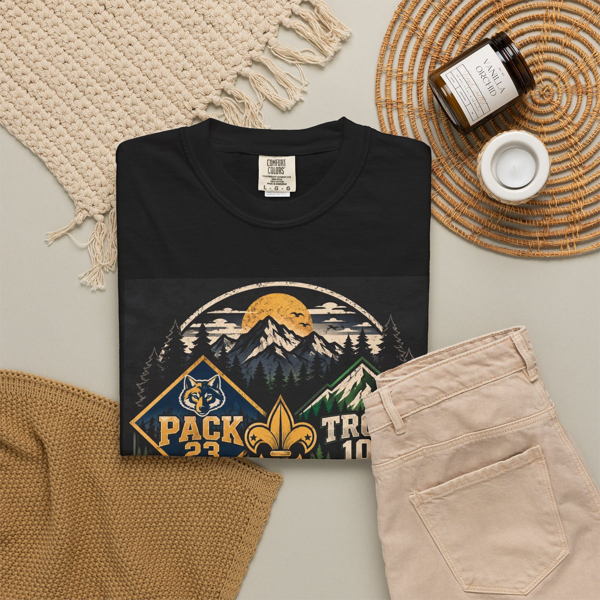 STACEY- Scouting Together Pack 23 Troop 103 Garment-Dyed T-Shirt