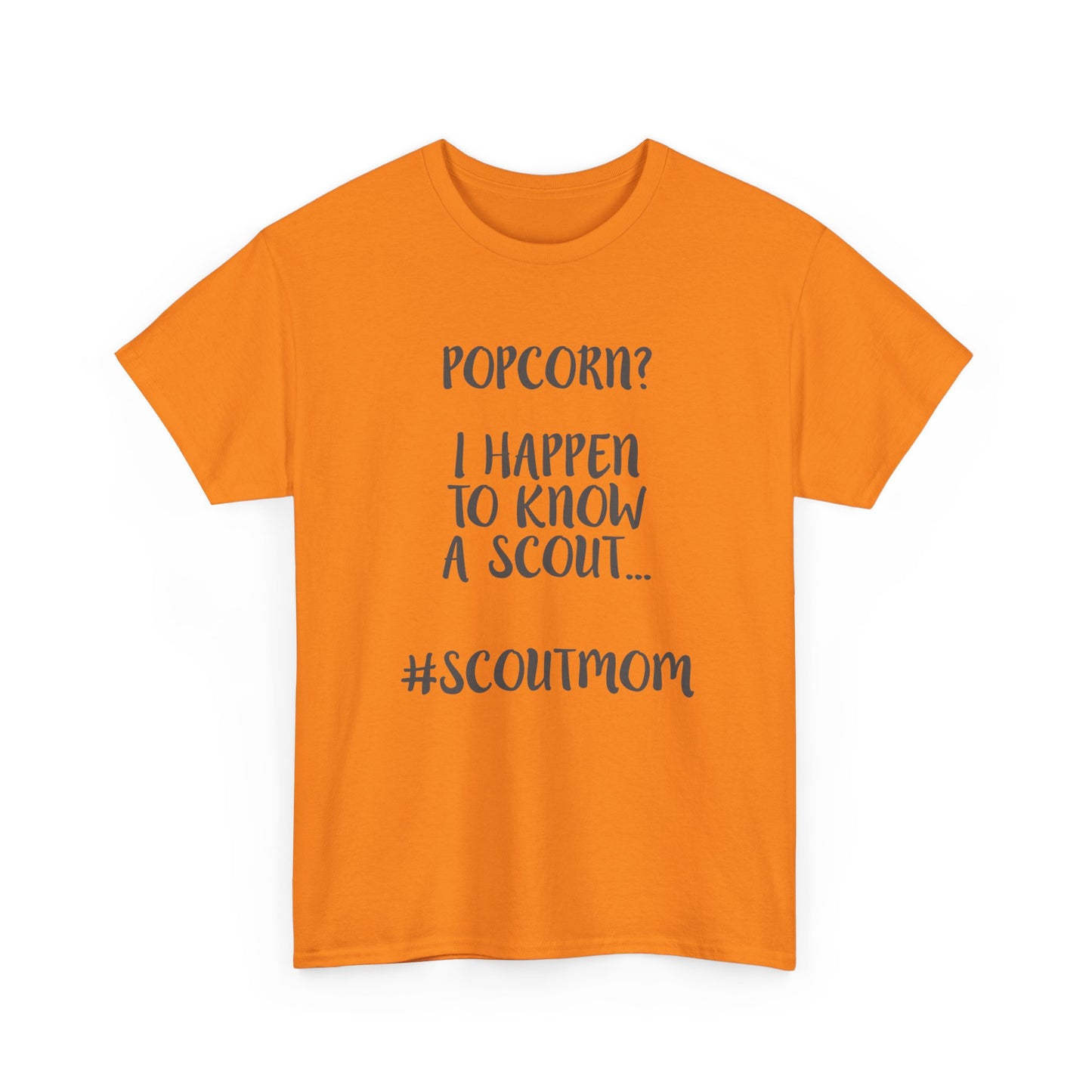 Popcorn Scout mom Unisex Adult tshirt