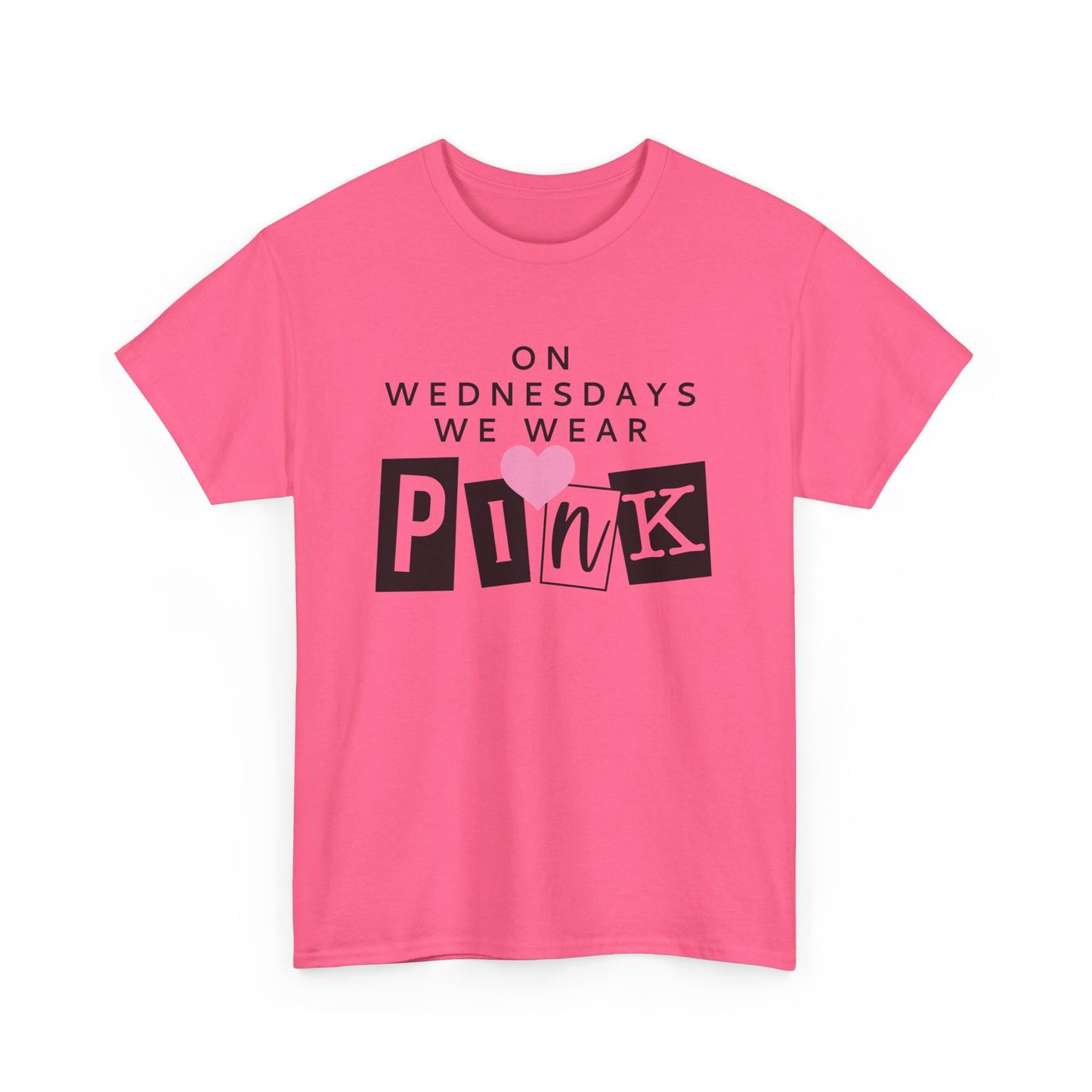 On Wednesdays we wear pink mean girls adult unisex tshirt