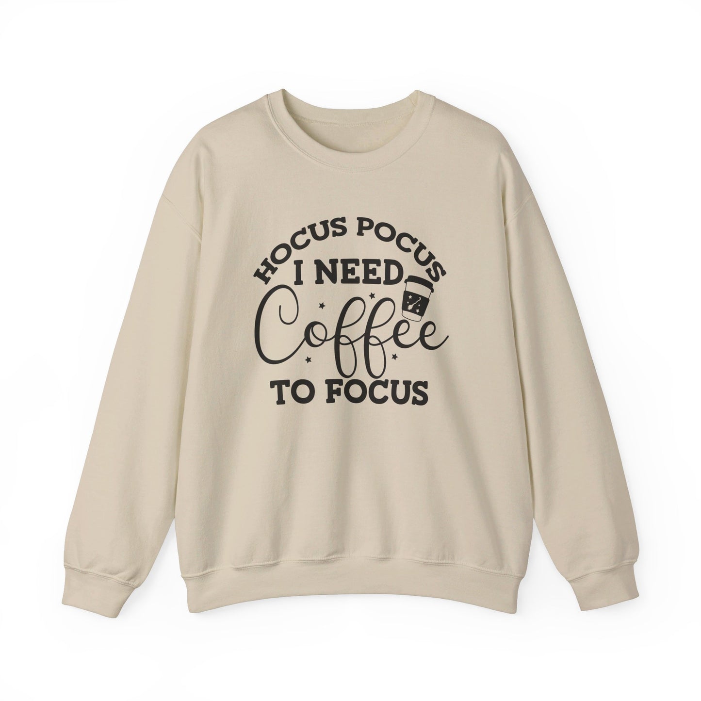 Hocus Pocus I Need Coffee To Focus adult unisex Sweatshirt