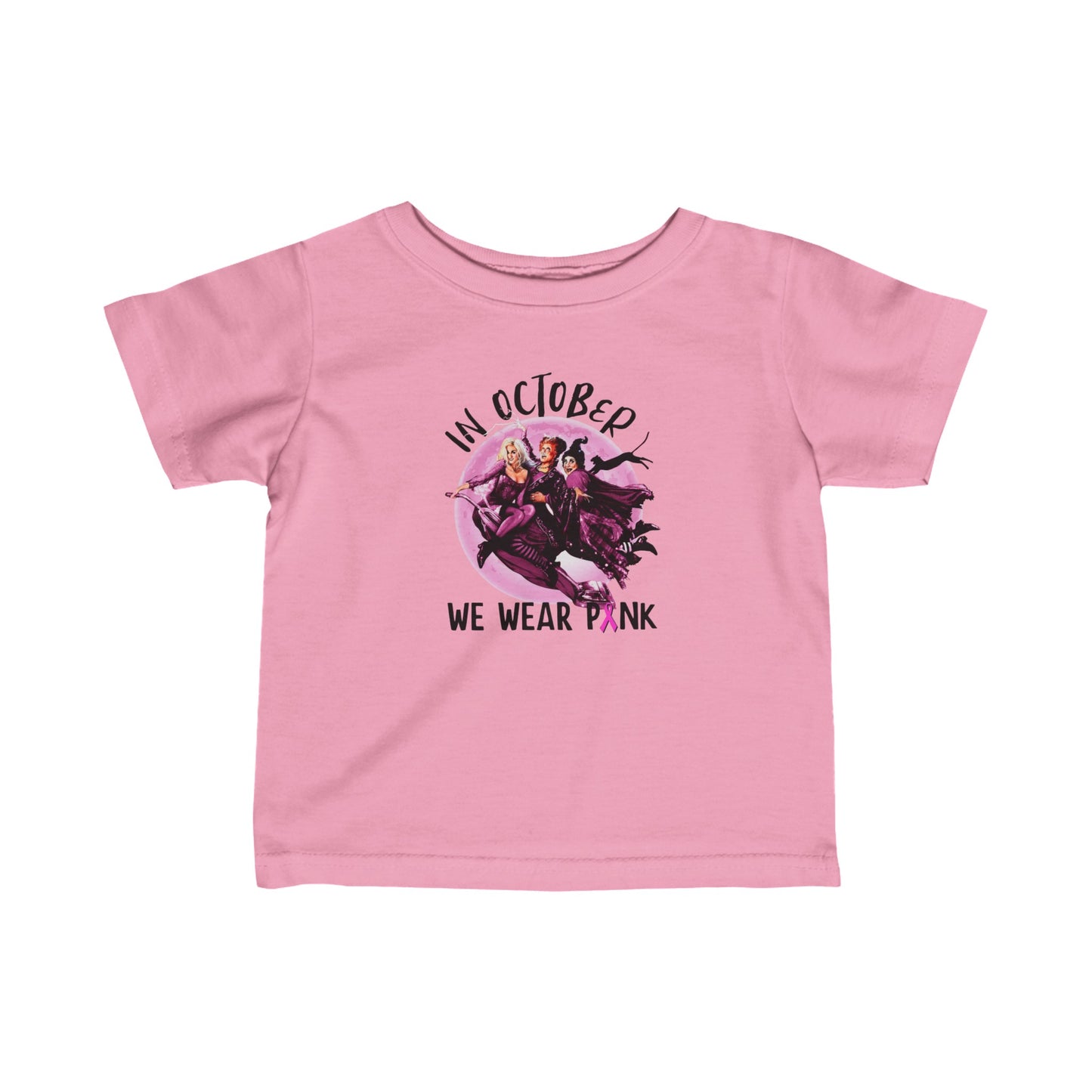 Infant hocus hocus breast cancer October tshirt