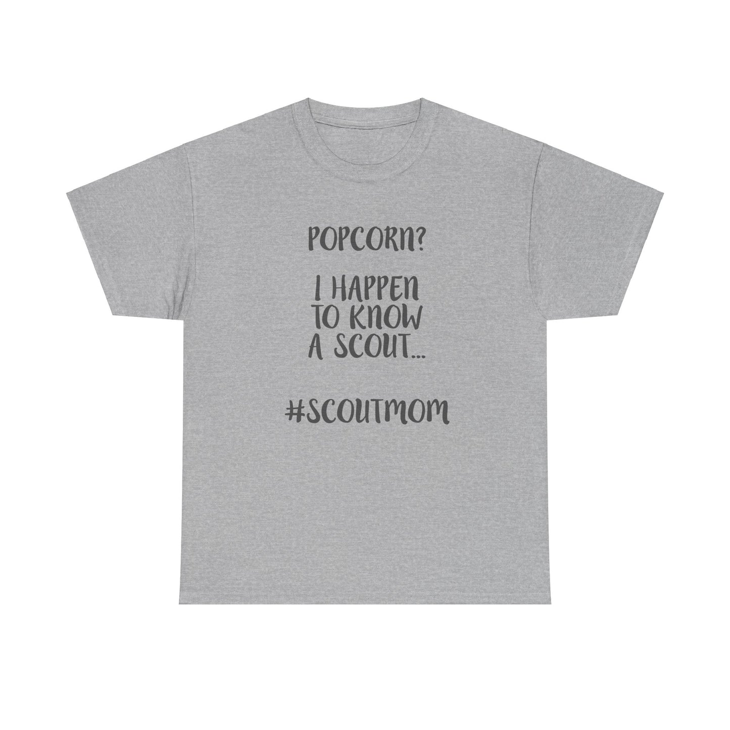 Popcorn Scout mom Unisex Adult tshirt