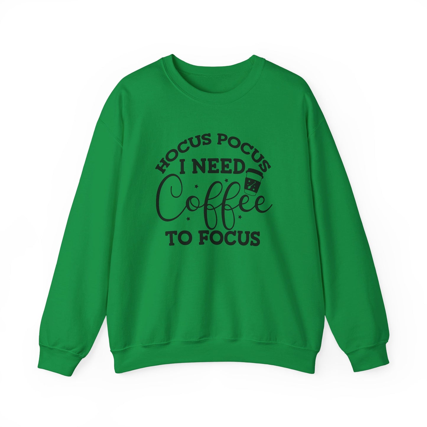 Hocus Pocus I Need Coffee To Focus Unisex Sweatshirt