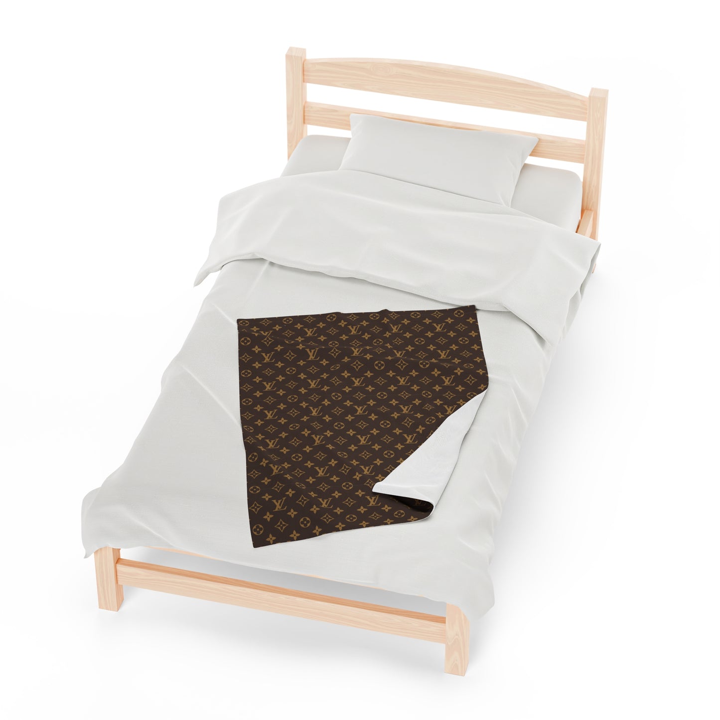 LV Velveteen Plush Blanket