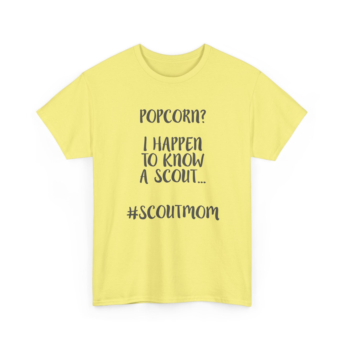 Popcorn Scout mom Unisex Adult tshirt