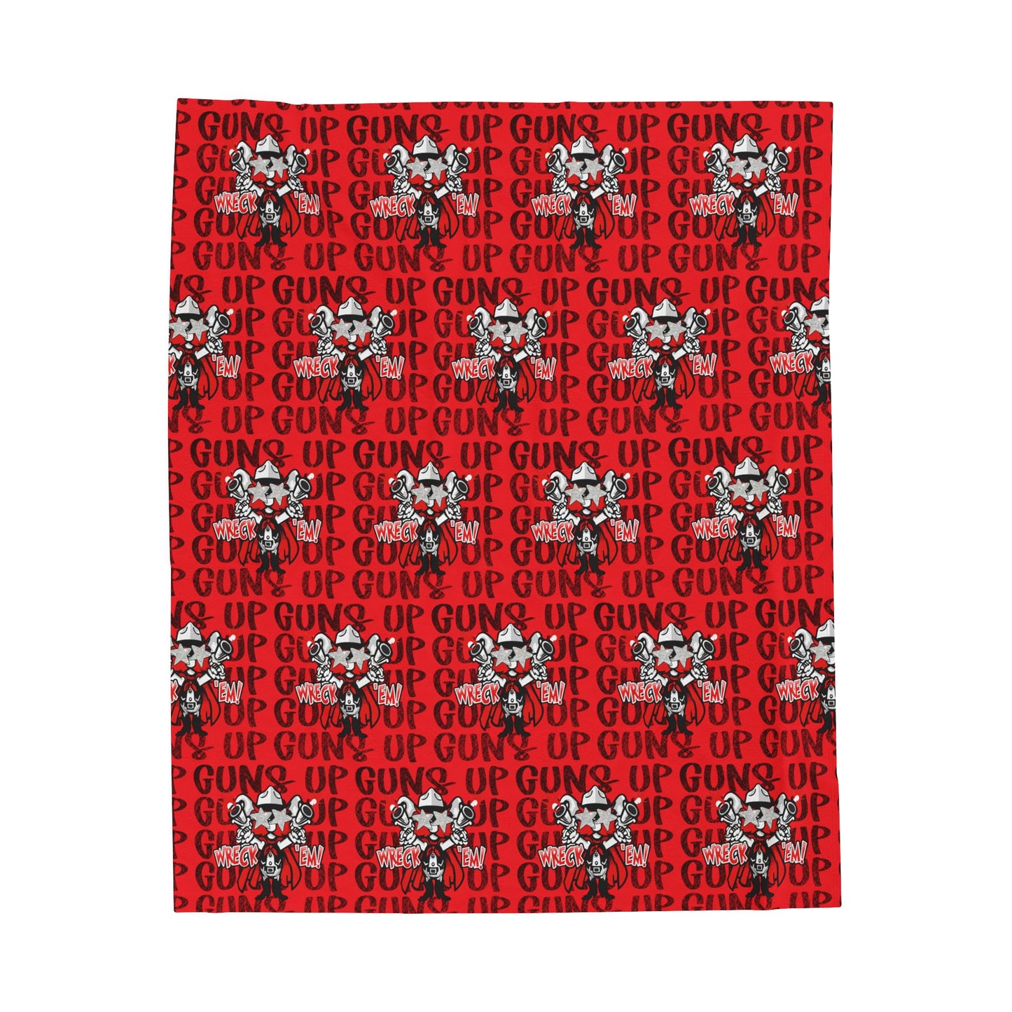 Texas Tech Velveteen Plush Blanket