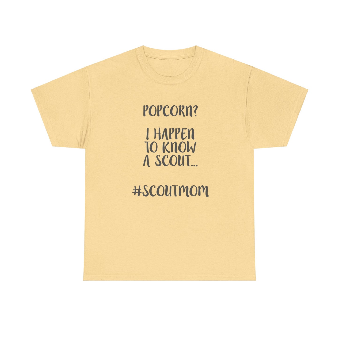 Popcorn Scout mom Unisex Adult tshirt