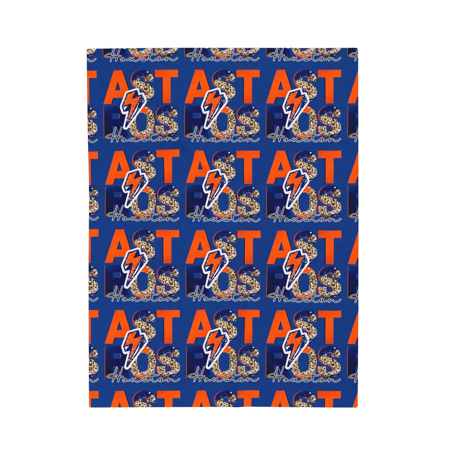 Astros Velveteen Plush Blanket