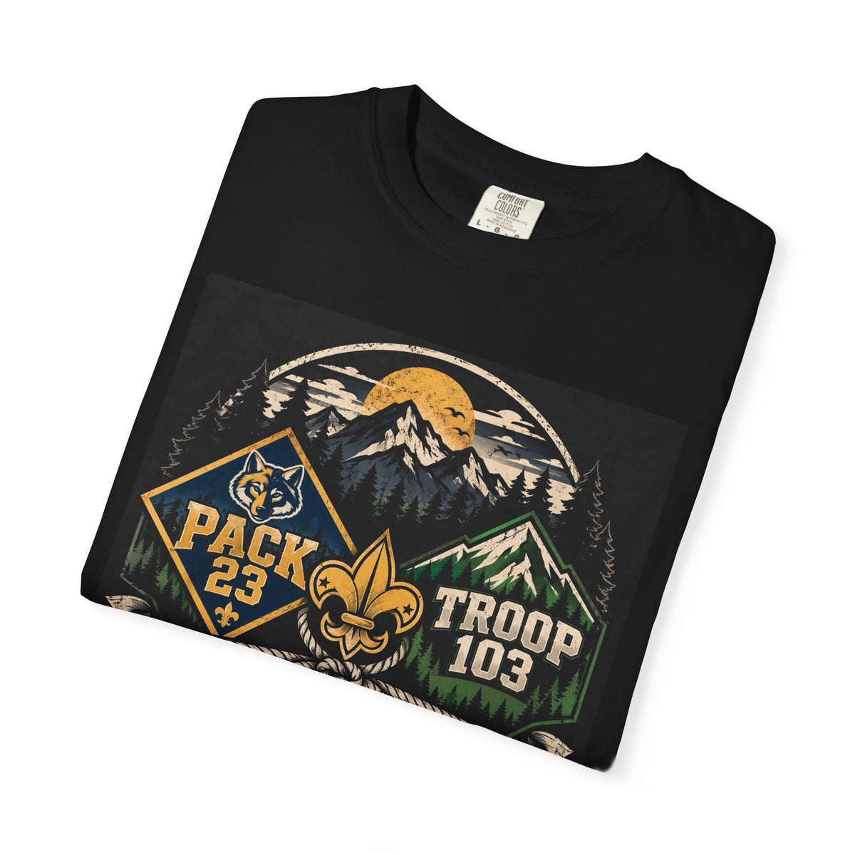 STACEY- Scouting Together Pack 23 Troop 103 Garment-Dyed T-Shirt